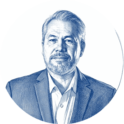 Retrato ilustrado de Luis Carlos Cáceres Osorio